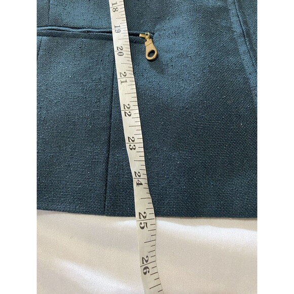 Vintage Coat 100% Silk Blazer Womens Size L Nylon Lined By Christopher And Banks - Picture 11 of 12